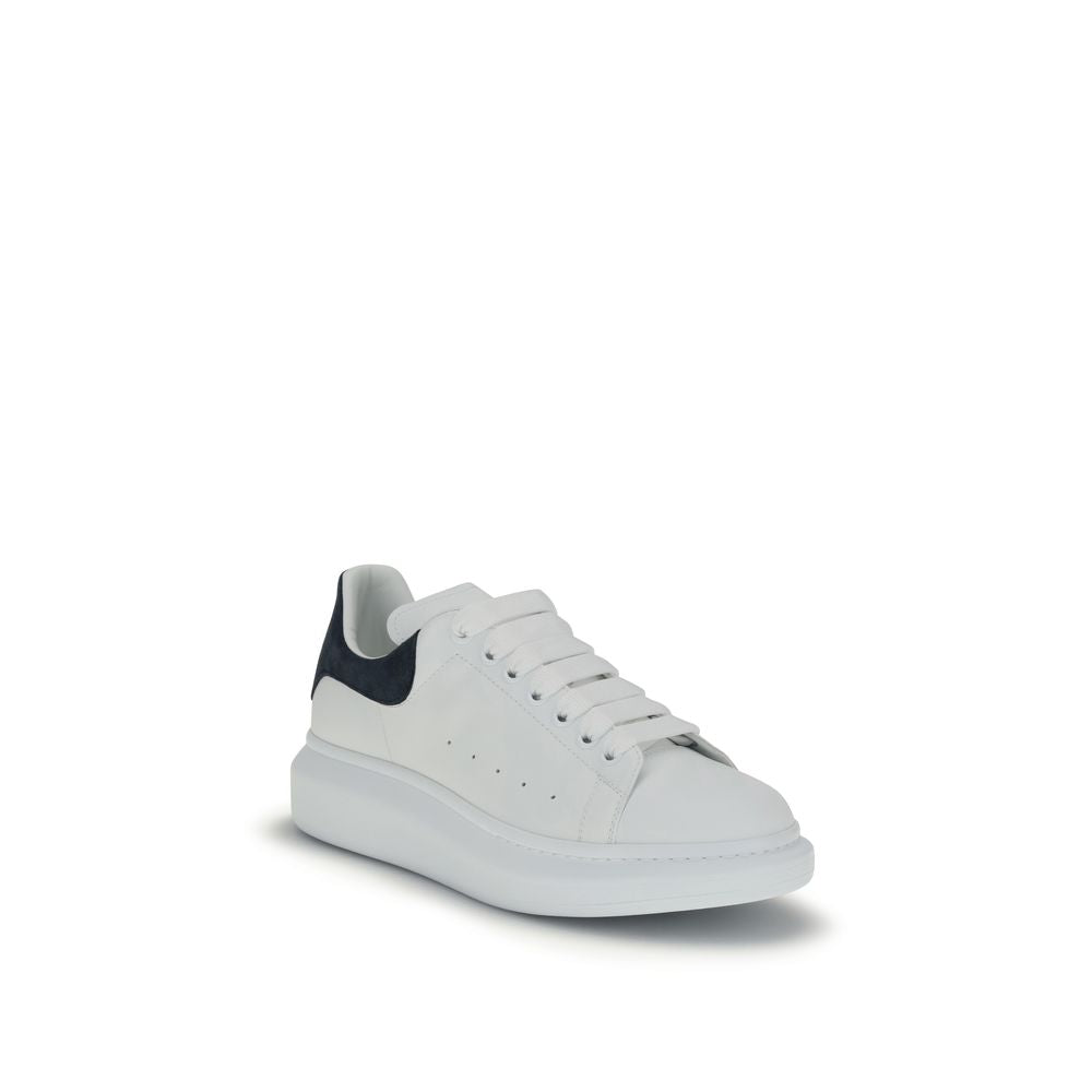 Sneakers by Alexander McQueen for men in calfskin leather white & signature features an fashionable silhouette, showcasing the premium Men's Chunky Calfskin Leather Sneakers in a fashionable chunky style that offers a fashionable finish for refined style.