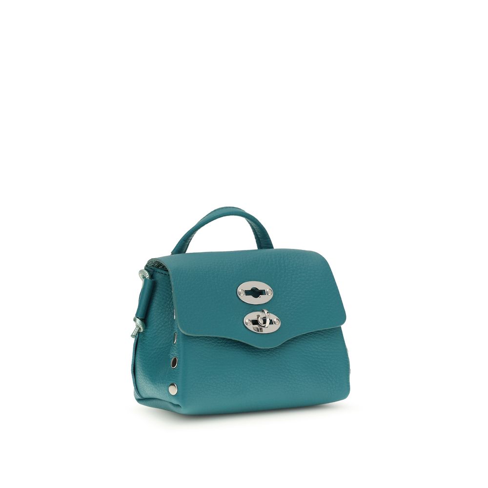 2-in-1 Shoulder & Crossbody Bag by Zanellato for women in bos taurus calf leather bicolour presents a versatile silhouette, showcasing a secure hook and versatile built-in-compartments with versatile crossbody-strap, shoulder-strap, handle & adjustable-strap for a sophisticated look.