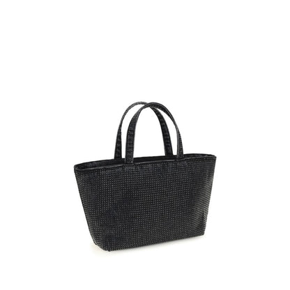 Small Crossbody Tote Shoulder Bag by Alexander Wang for women in cotton canvas & crystal gray features a enviable silhouette, showcasing a secure , ample , and enviable crossbody-strap, shoulder-strap, handle, adjustable-strap & detachable-strap for a enviable finish.