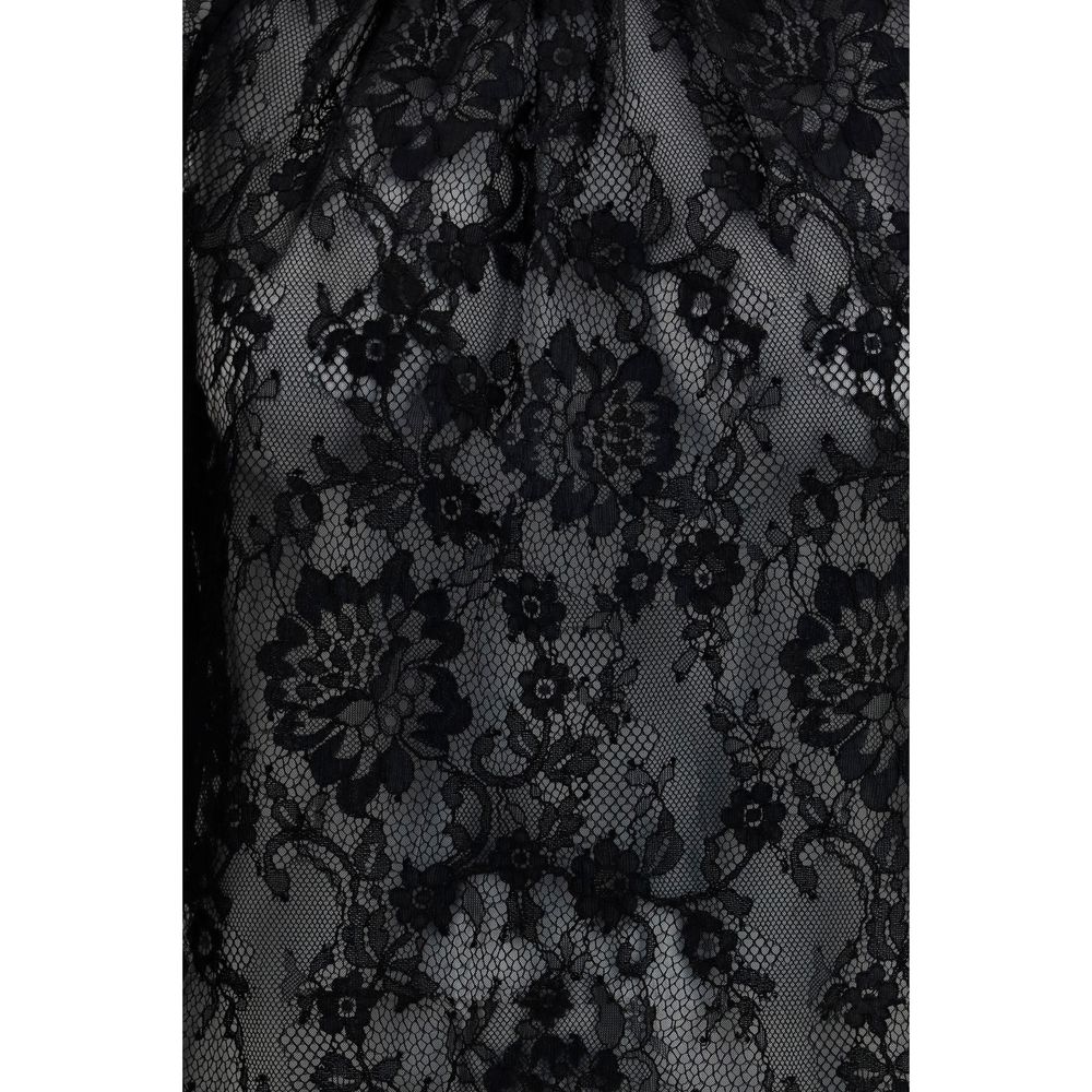 Blouse by Self-Portrait for women in lyocell polyamide & viscose black showcases a sharp silhouette, elegantly detailed with a sharp and sharp .