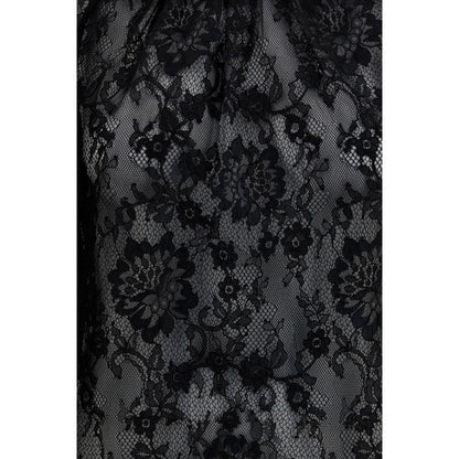 Blouse by Self-Portrait for women in lyocell polyamide & viscose black showcases a sharp silhouette, elegantly detailed with a sharp and sharp .