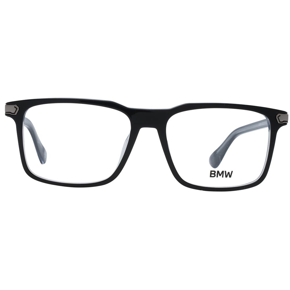 Eyeglasses Frames by BMW for men in black features an refined silhouette, showcasing a sophisticated black coloured frame and refined full-frame frame design for a refined look.