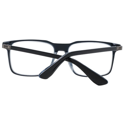 Eyeglasses Frames by BMW for men in black showcases a reflective silhouette, artfully incorporating a sophisticated black coloured frame with a distinct full-frame frame design.