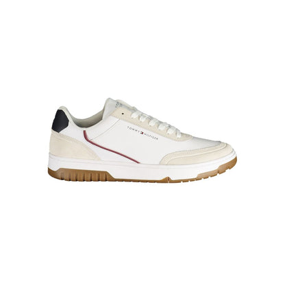 Athletic Sneakers Tommy Hilfiger men polyester polyurethane leather blue, red, white & print featuring a avant-garde Men's Athletic Polyester Polyurethane Leather Sneakers design with a avant-garde athletic style for a refined finish.