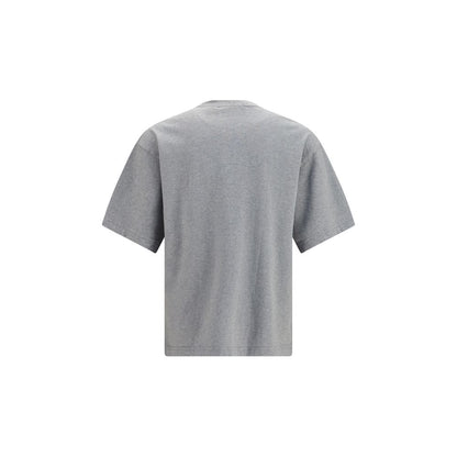 T-Shirt by Axel Arigato for men in organic cotton gray showcases a chic silhouette, artfully detailed with a chic and for a chic finish.