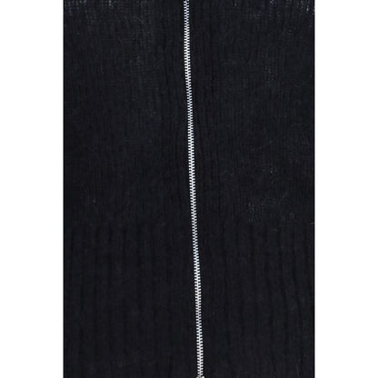 Sweatshirt Hoodie by Our Legacy for women in polyamide merino & alpaca wool black features a slouchy chic silhouette, detailed with a slouchy chic and a signature for an elevated aesthetic.