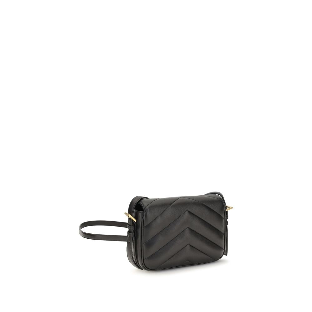 Quilted 2-in-1 Shoulder & Crossbody Bag by Saint Laurent for women in lambskin leather black, chevron & signature features a enviable silhouette, showcasing a secure , ample , and enviable crossbody-strap & shoulder-strap for a enviable finish.