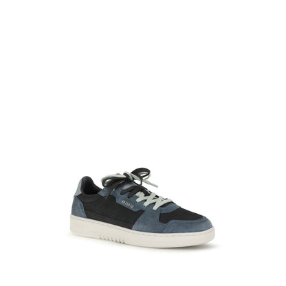 Sneakers by Axel Arigato for men in nubuck leather multicolor & signature presents a sumptuous silhouette, artfully capturing the essence of the Men's Low Top Nubuck Leather Sneakers with its sumptuous low-top style design.