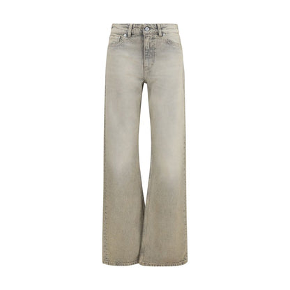 Jeans by Our Legacy for women in denim cotton gray features an sartorial straight-leg, flared & regular-fit and long with a cut for a sartorial finish.