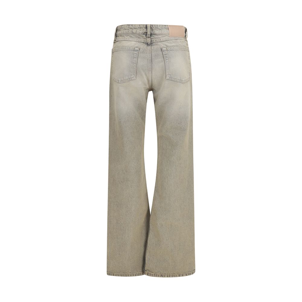 Jeans by Our Legacy for women in denim cotton gray features an sophisticated and straight-leg, flared & regular-fit with a precise long, creating a sophisticated and sophisticated silhouette.