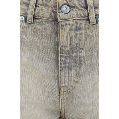 Jeans by Our Legacy for women in denim cotton gray presents a refined pantology silhouette, artfully defined by a refined pantology straight-leg, flared & regular-fit, long, and a sophisticated .
