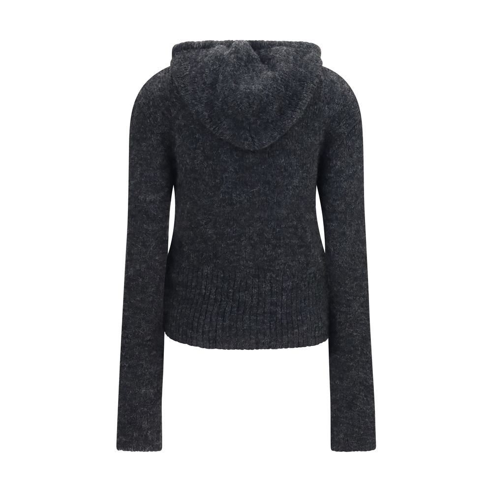 Sweatshirt Hoodie by Our Legacy for women in polyamide merino & alpaca wool gray showcases a city-ready silhouette, artfully detailed with a signature hooded neckline and for a city-ready finish.