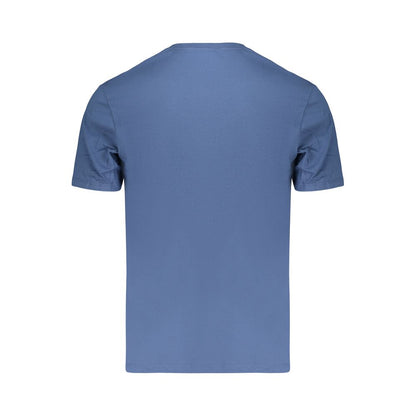 Calvin Klein Men's Crew Neck Denim Cotton T-Shirt - Blue Print