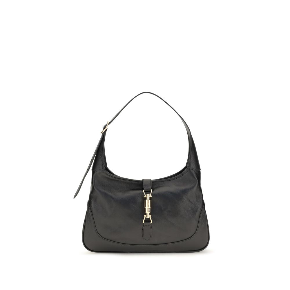 Medium Shoulder Bag by Gucci for women in bos taurus calf & lambskin grained leather black, gold, natural & signature features a effortless chic silhouette with a secure zipper, ample , and versatile shoulder-strap & adjustable-strap for a effortless chic finish.