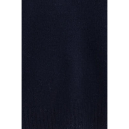 Sweater by Lisa Yang for women in cashmere silk & capra leather blue features an polished silhouette, showcasing refined and a sophisticated for a truly polished finish.