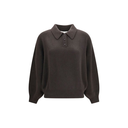 This Sweater by Lisa Yang for women in cashmere & capra leather brown & natural presents a understated silhouette, featuring a sophisticated and for a understated finish.