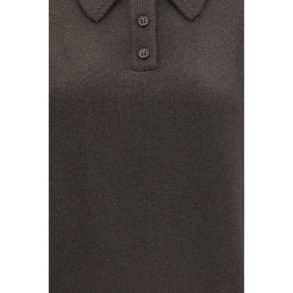 Sweater by Lisa Yang for women in cashmere & capra leather brown & natural showcases an masterful silhouette, artfully detailed with a masterful and for a sophisticated, premium finish.