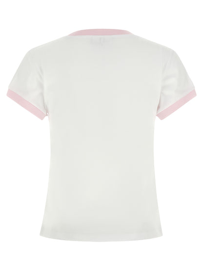 Ganni White Organic Cotton T-Shirt