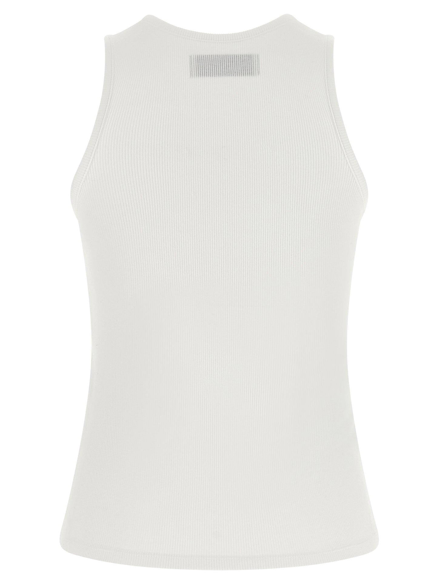 Vivienne Westwood White Cotton Sleeveles T-Shirt
