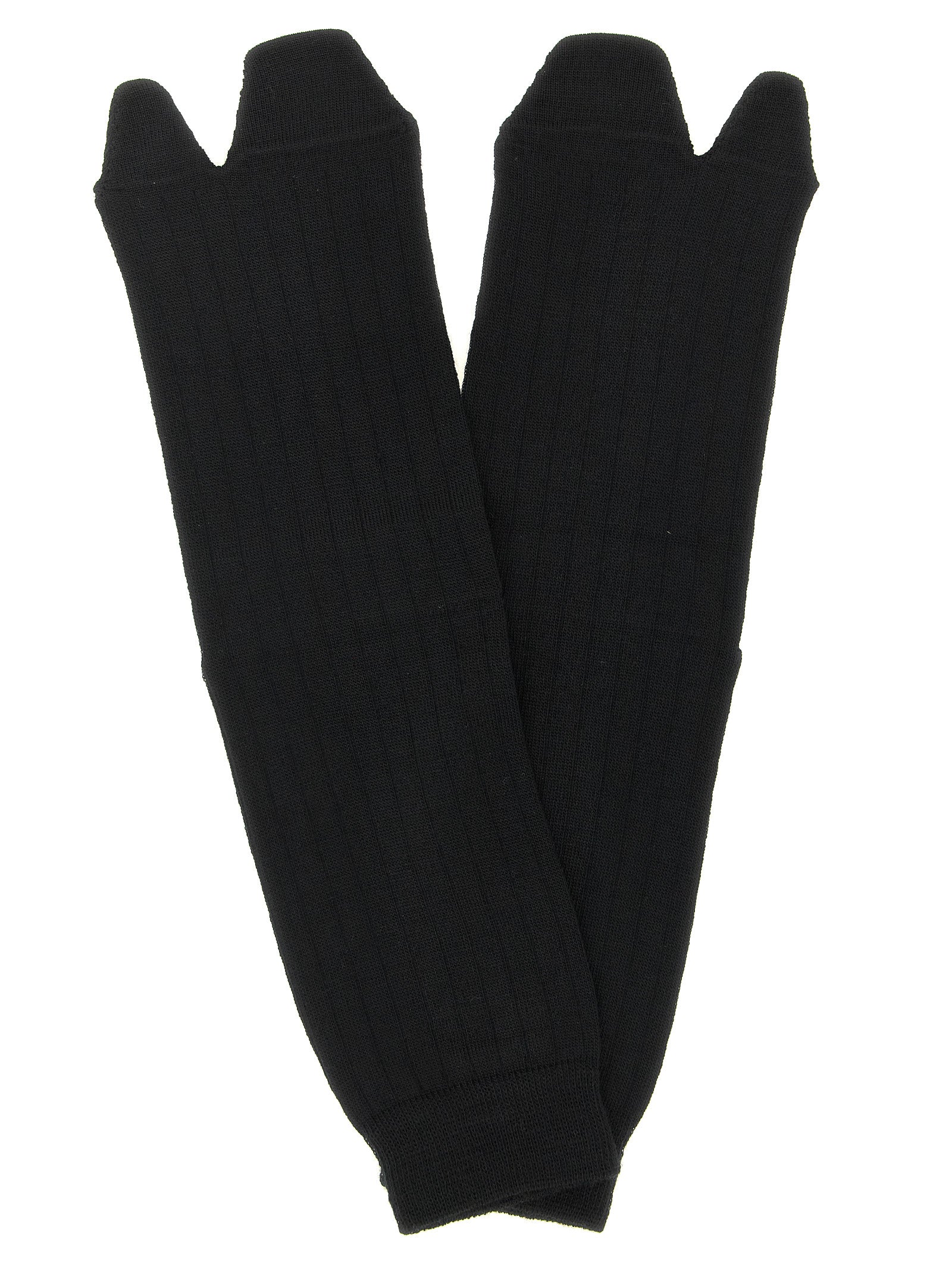 Socks by Maison Margiela for women in polyamide wool black, white & signature features an stylish silhouette, showcasing the stylish design of this Aren Japanese Women's Polyamide Wool Socks with a stylish finish.