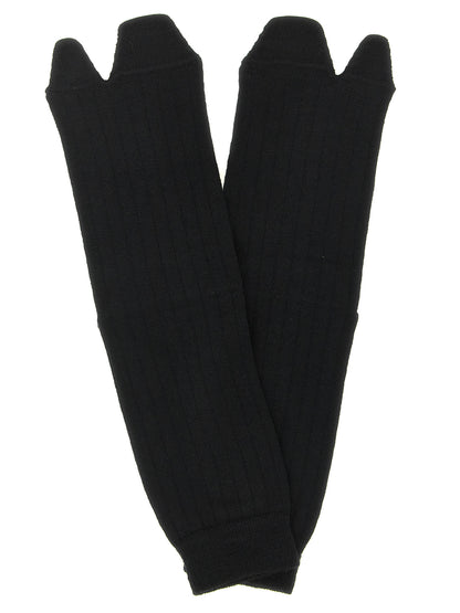 Socks by Maison Margiela for women in polyamide wool black, white & signature features an stylish silhouette, showcasing the stylish design of this Aren Japanese Women's Polyamide Wool Socks with a stylish finish.