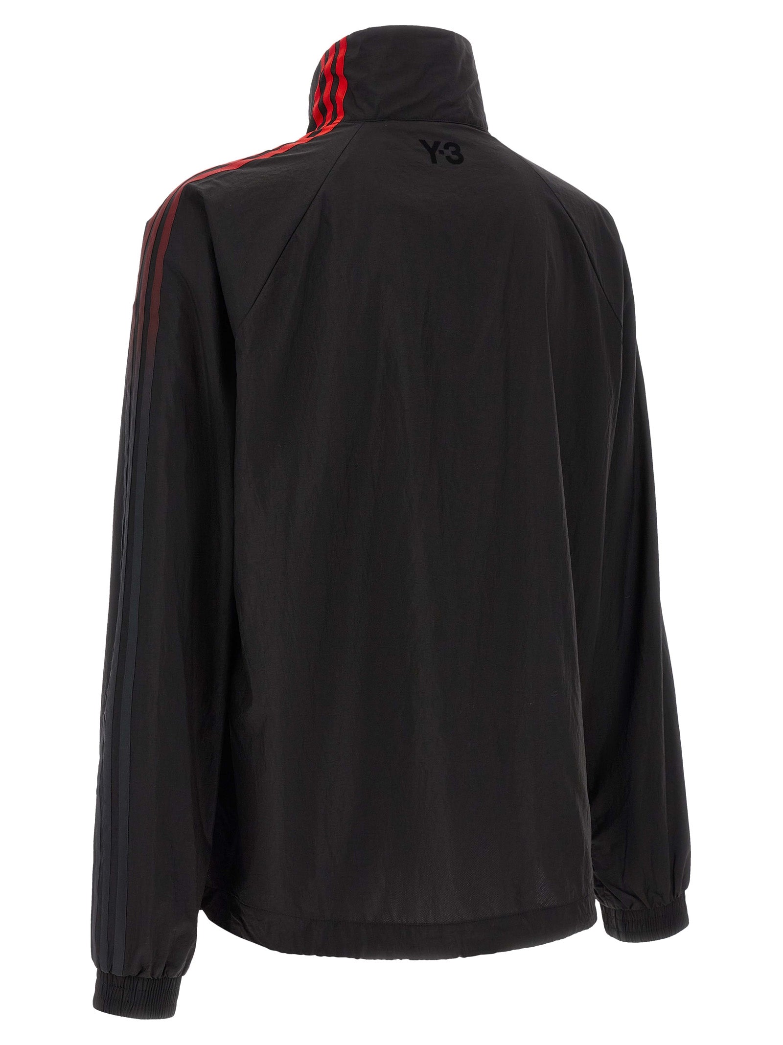 Sweatshirt by Y-3 for men in polyamide gradient, black, red, signature & striped features a unrivaled silhouette with a refined high-neck neckline and unrivaled detailing for a sophisticated look.