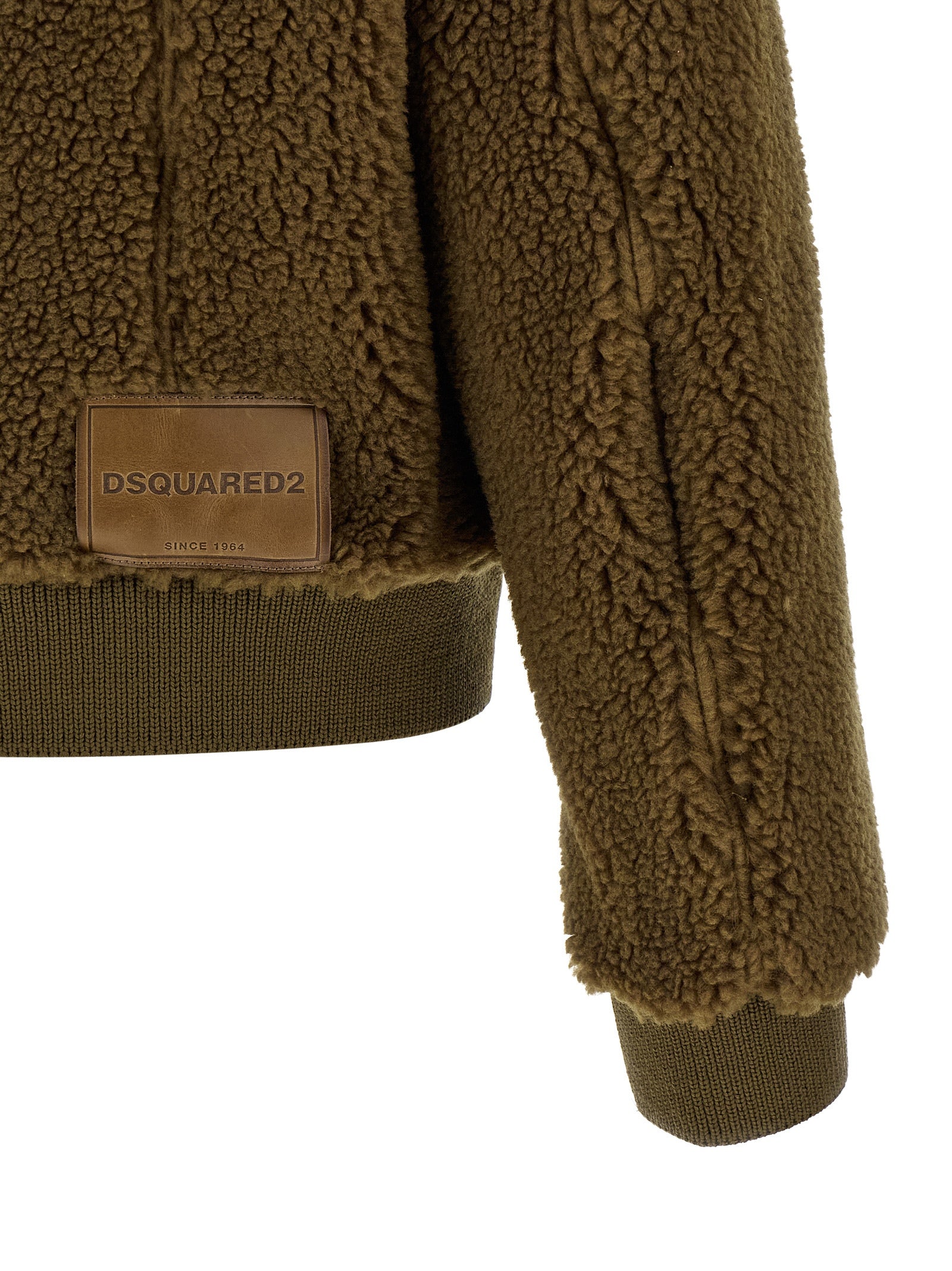Trucker Jacket by Dsquared² for men in polyacrylic polyester leather brown & signature showcases a bohemian silhouette, artfully detailed with a bohemian and signature for a truly bohemian finish.