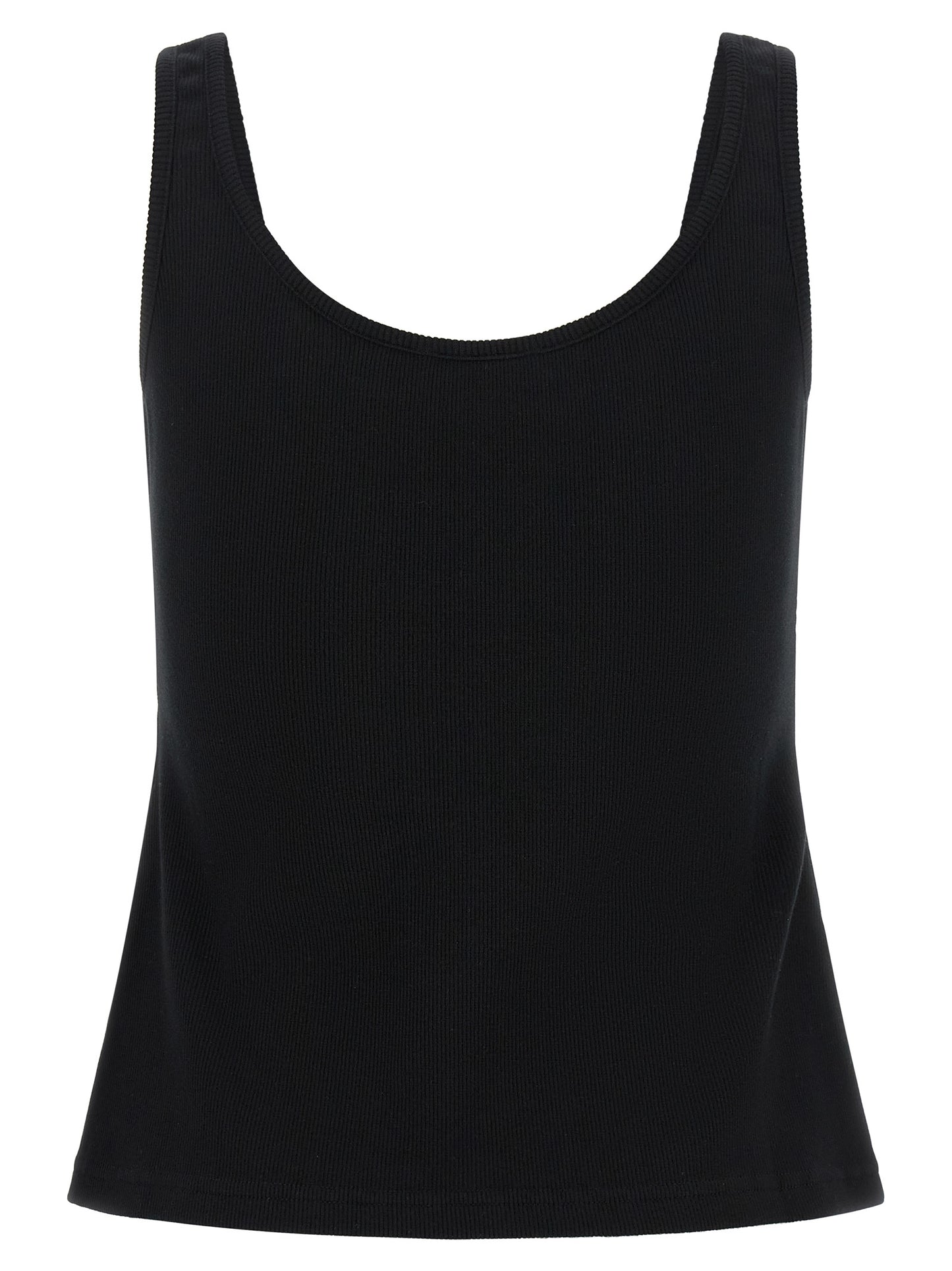 Tank Top by Off-White for women in stretch cotton black & white showcases a streamlined Women's Stretch Cotton Tank Top design with a streamlined and .