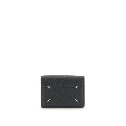 Cardholder Wallet by Maison Margiela for women in bos taurus calf leather black features a sleek silhouette, showcasing the sleek Bos Taurus Calf Leather Cardholder Wallet design with sophisticated card-organization compact-design for a premium look.