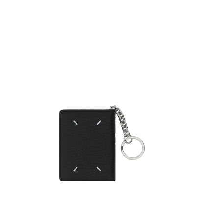 Keychain by Maison Margiela for women in wool and black, silver & print showcases a artisanal design, artfully incorporating , , and for a artisanal finish.