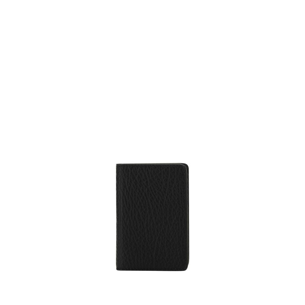 Cardholder Wallet by Maison Margiela for men in bos taurus calf leather black & signature showcases a enchanting silhouette, artfully detailed with the signature style of the Bos Taurus Calf Leather Cardholder Wallet and functional card-organization bifold.