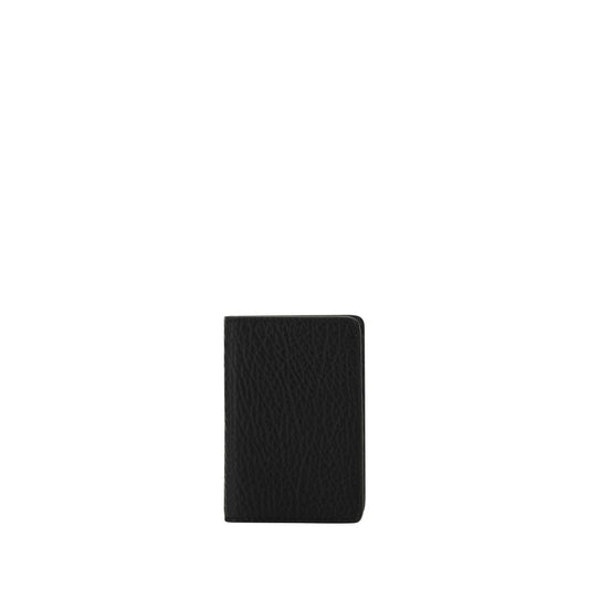 Cardholder Wallet by Maison Margiela for men in bos taurus calf leather black & signature showcases a enchanting silhouette, artfully detailed with the signature style of the Bos Taurus Calf Leather Cardholder Wallet and functional card-organization bifold.