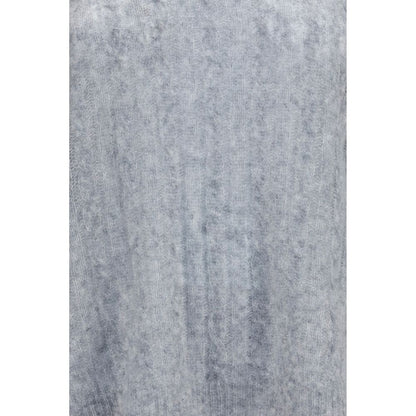 Sweater by Lisa Yang for women in cashmere silk & capra leather gray & signature showcases a downtown chic silhouette, artfully finished with a downtown chic and for a sophisticated, high-end look.