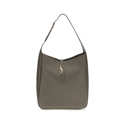 Shoulder Flap Bag by Saint Laurent for women in bos taurus calf grained & suede leather bicolour features a distinguished silhouette, showcasing a secure flap, zipper & hook and distinguished single-compartment with versatile shoulder-strap, handle & adjustable-strap for a distinguished finish.