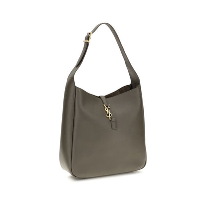Shoulder Flap Bag by Saint Laurent for women in bos taurus calf grained & suede leather bicolour presents a versatile silhouette, showcasing a secure flap, zipper & hook and versatile single-compartment with versatile shoulder-strap, handle & adjustable-strap for a sophisticated look.