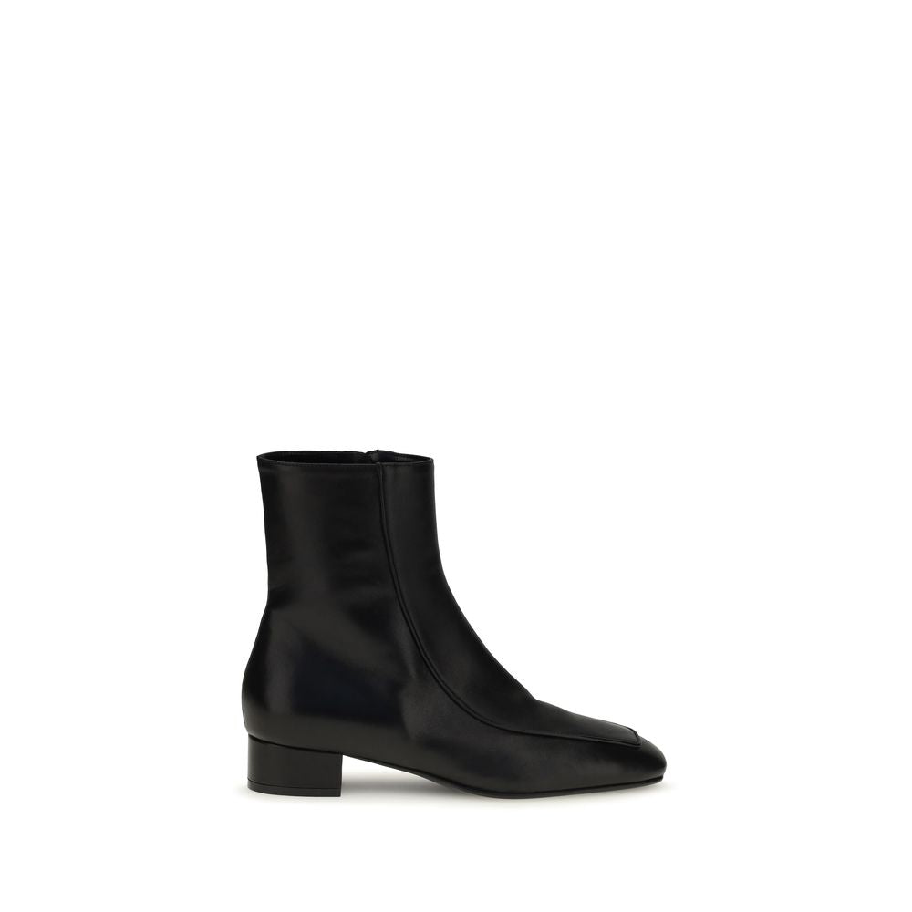 Ankle Boots by Herbert Levine for women in bos taurus calf leather black showcases a ergonomic silhouette from the Women's Bos Taurus Calf Leather Ankle Boots collection, featuring a ergonomic and a ergonomic square toe style.