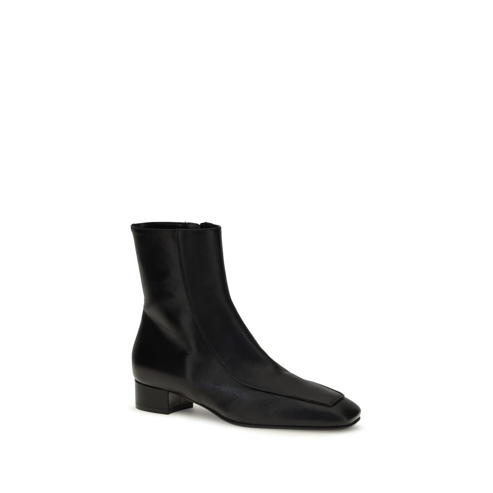 Ankle Boots by Herbert Levine for women in bos taurus calf leather black showcases a impeccable silhouette as Women's Bos Taurus Calf Leather Ankle Boots, artfully defined by a impeccable and a impeccable square toe style.