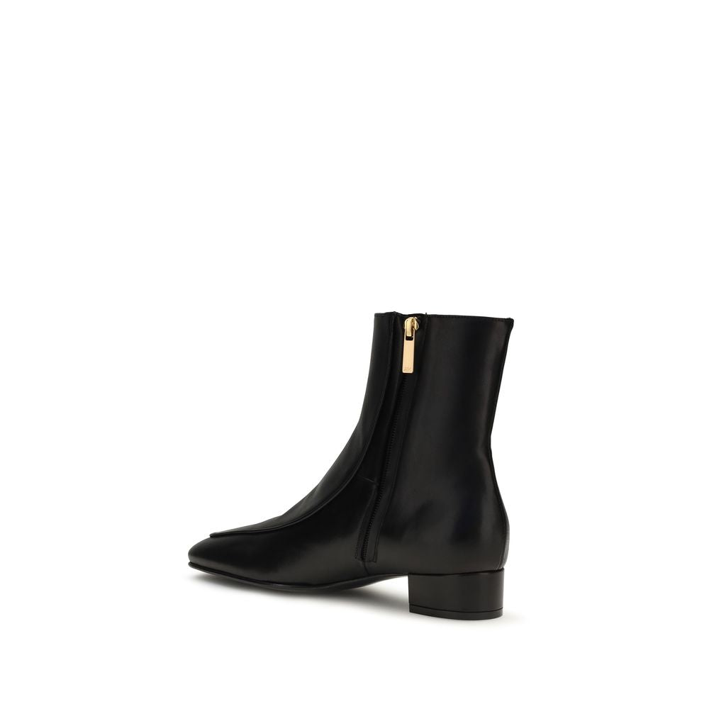 Ankle Boots by Herbert Levine for women in bos taurus calf leather black features an high-performance silhouette, showcasing the sophisticated design of the Women's Bos Taurus Calf Leather Ankle Boots with a and a refined square toe style.