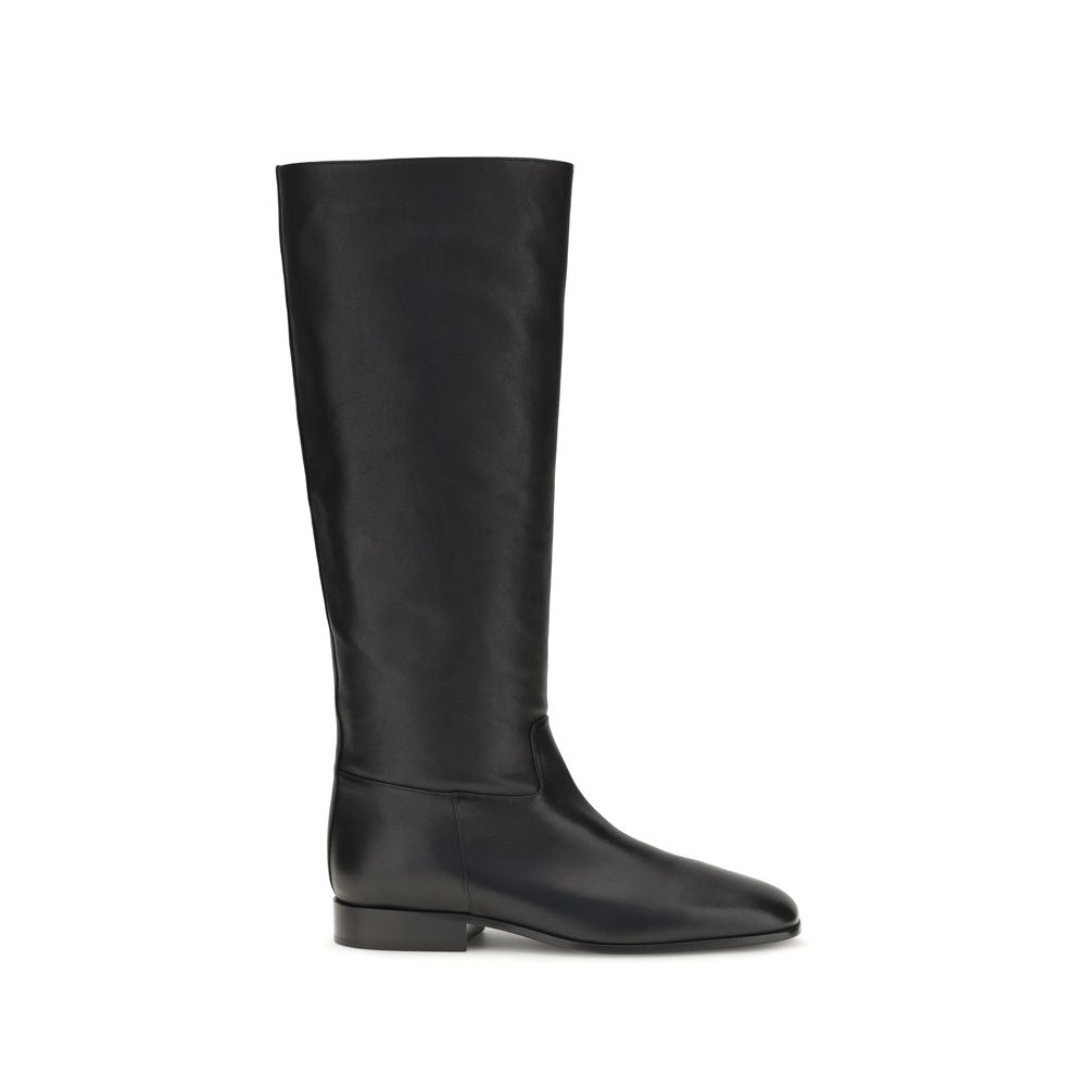 Ankle High Knee-High Boots by Herbert Levine for women in bos taurus calfskin leather black showcases a ergonomic silhouette from the Women's Bos Taurus Calfskin Leather Ankle High Knee-High Boots collection, featuring a ergonomic and a ergonomic square toe style.