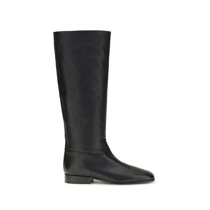 Ankle High Knee-High Boots by Herbert Levine for women in bos taurus calfskin leather black showcases a ergonomic silhouette from the Women's Bos Taurus Calfskin Leather Ankle High Knee-High Boots collection, featuring a ergonomic and a ergonomic square toe style.