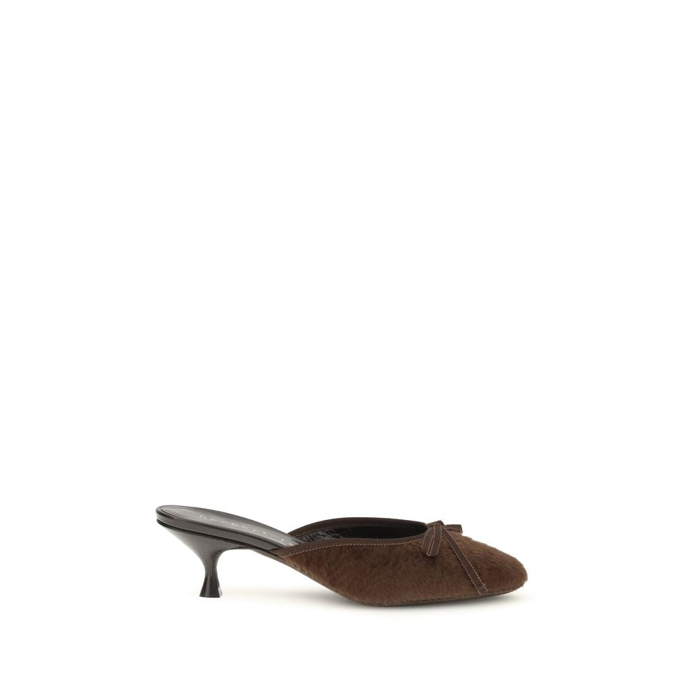 Stiletto Kitten Sandals by Herbert Levine for women in bost taurus calf leather & fur brown features an effortlessly chic silhouette from the Women's Bost Taurus Calf Leather & Fur Stiletto Kitten Sandals collection, showcasing a effortlessly chic stiletto kitten-heel and elegant .