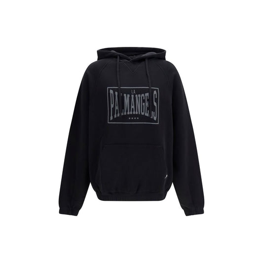 Sweatshirt Hoodie by Palm Angels for men in cotton black showcases a city-ready silhouette, artfully detailed with a signature hooded neckline and for a city-ready finish.