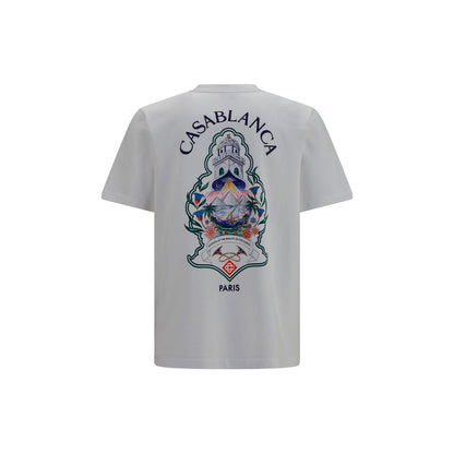 Casablanca White Cotton T-Shirt
