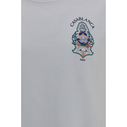 Casablanca White Cotton T-Shirt