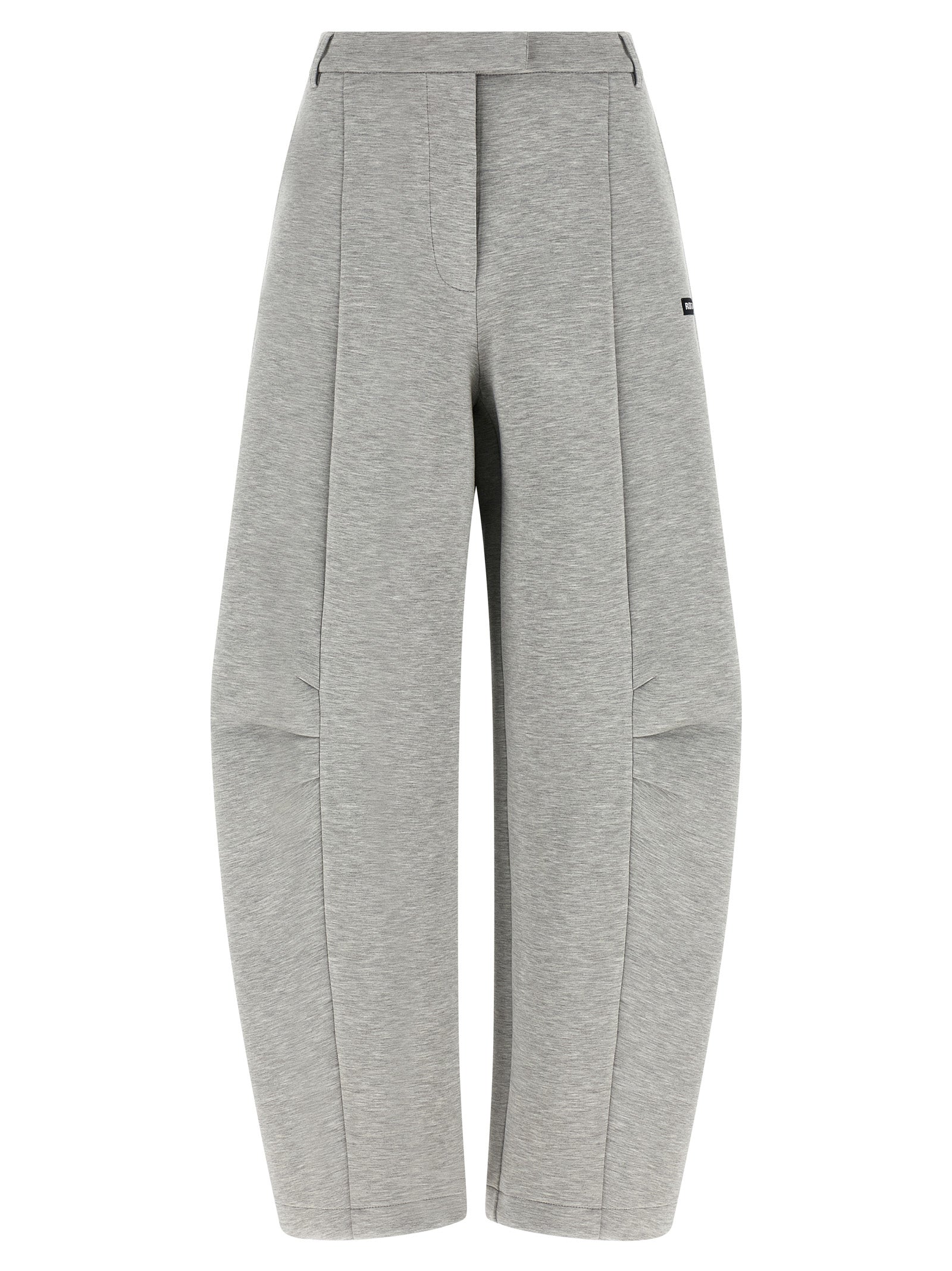 Cargo Pants by ROTATE BIRGER CHRISTENSEN for women in stretch viscose gray features an smart casual wide and long, expertly tailored with a high rise and smart casual utilitarian details for a sophisticated look.