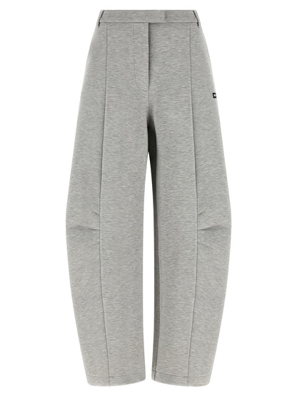 Cargo Pants by ROTATE BIRGER CHRISTENSEN for women in stretch viscose gray features an smart casual wide and long, expertly tailored with a high rise and smart casual utilitarian details for a sophisticated look.