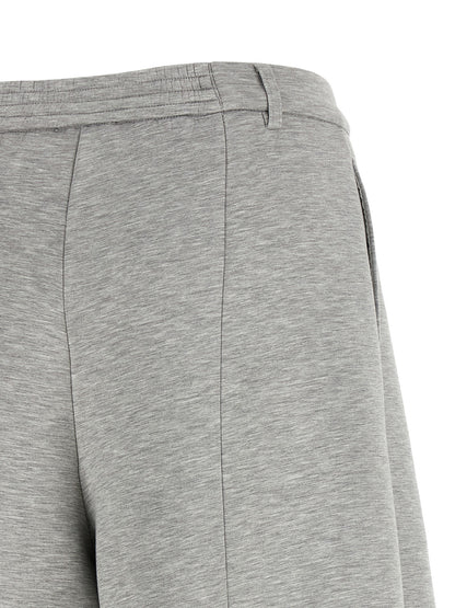 Cargo Pants by ROTATE BIRGER CHRISTENSEN for women in stretch viscose gray features an smart casual wide and long, expertly tailored with a high rise and smart casual utilitarian details for a sophisticated look.