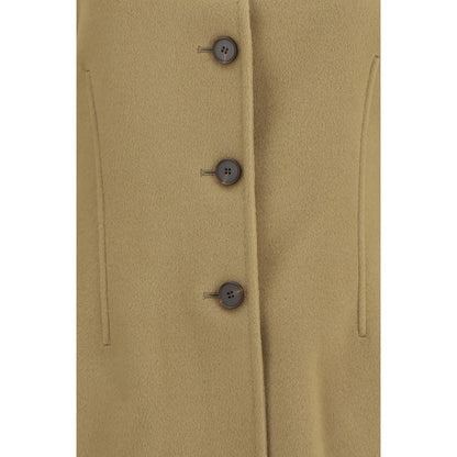 Rohe Beige Wool Oves Aries Full-Length Jacket