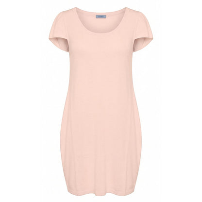 Malo Pink Cotton Women Dress