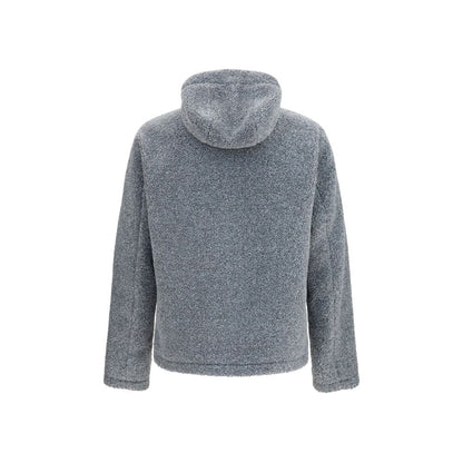 Hooded Overcoat by Herno for men in polyester gray showcases a enveloping silhouette, detailed with distinctive pockets & hooded and a enveloping hooded neckline.
